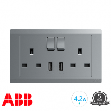 ABB INORA 13A 兩位 USB 電源 插座