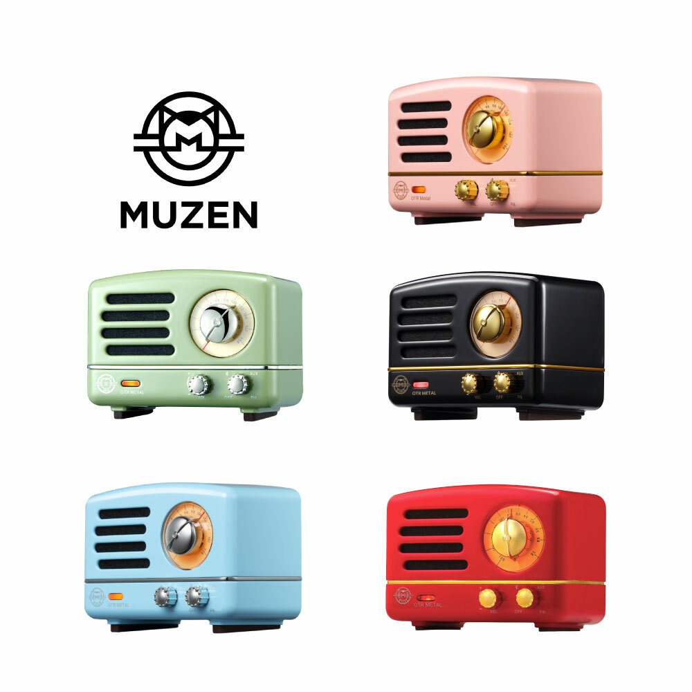 【陳列品】Muzen Audio OTR Metal 經典復刻藍牙音響收音機