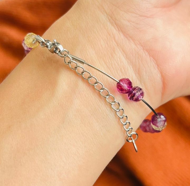 [原石] 水晶串珠DIY手飾（不含珠子）