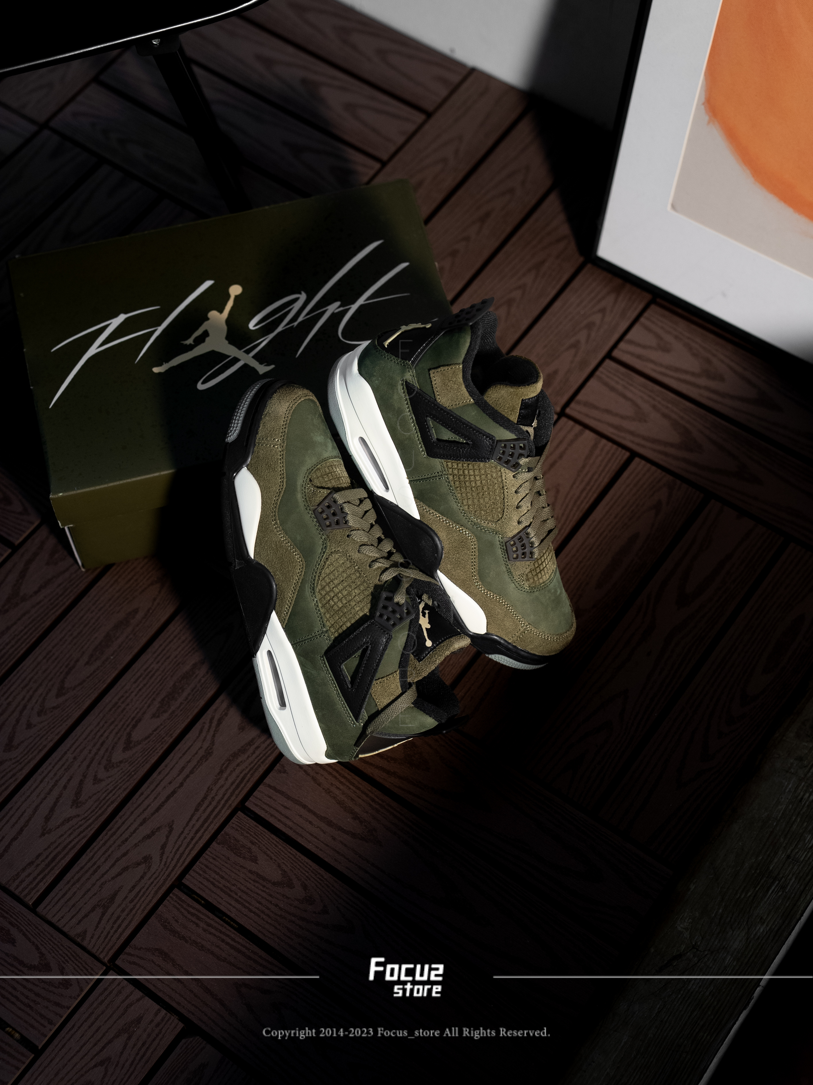 【Focus Store】現貨秒發 Nike Air Jordan 4 "Olive" 橄欖綠 FB9927-200