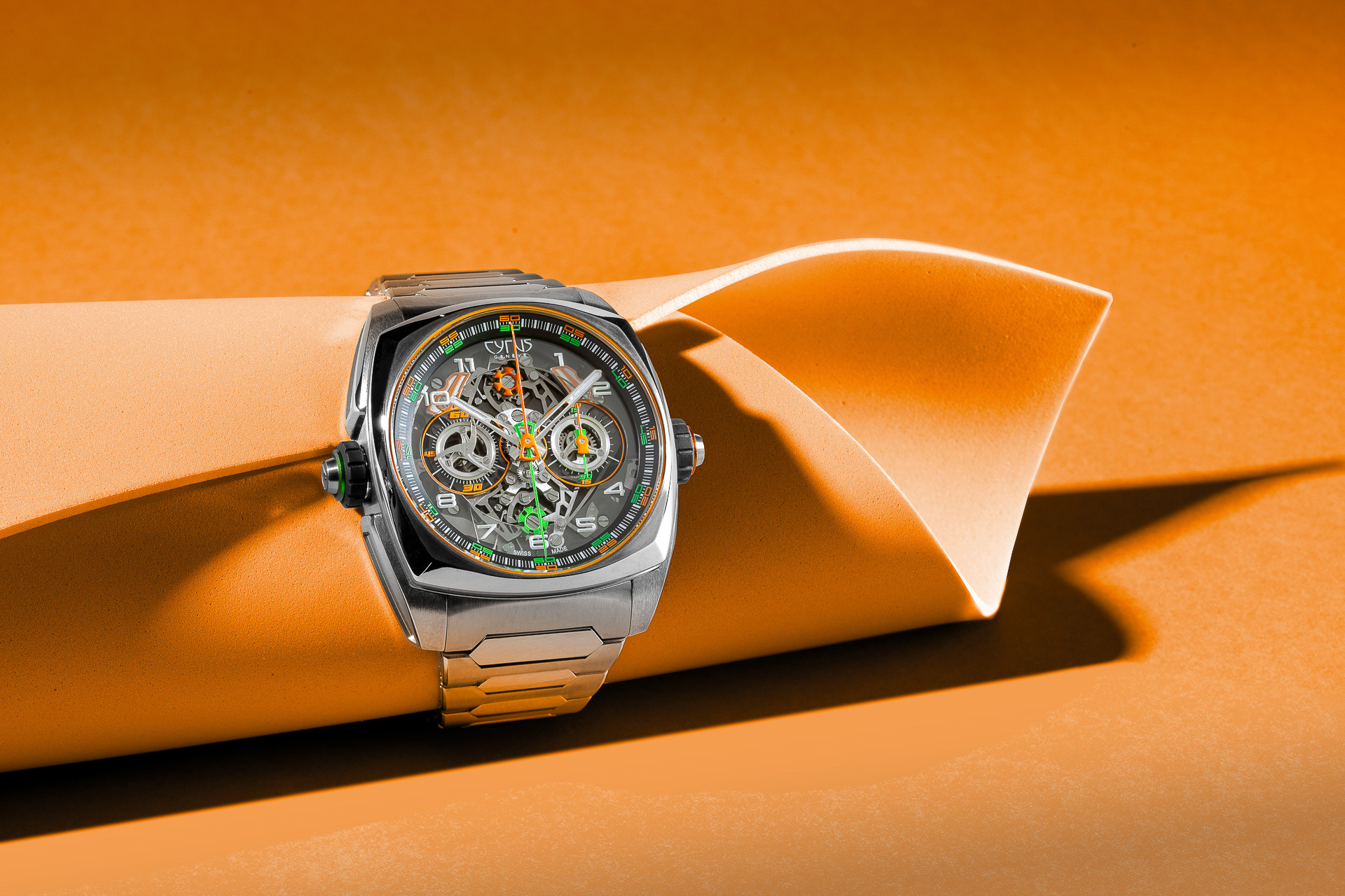 KLEPCYS DICE SAFFRON｜ Titanium bracelet