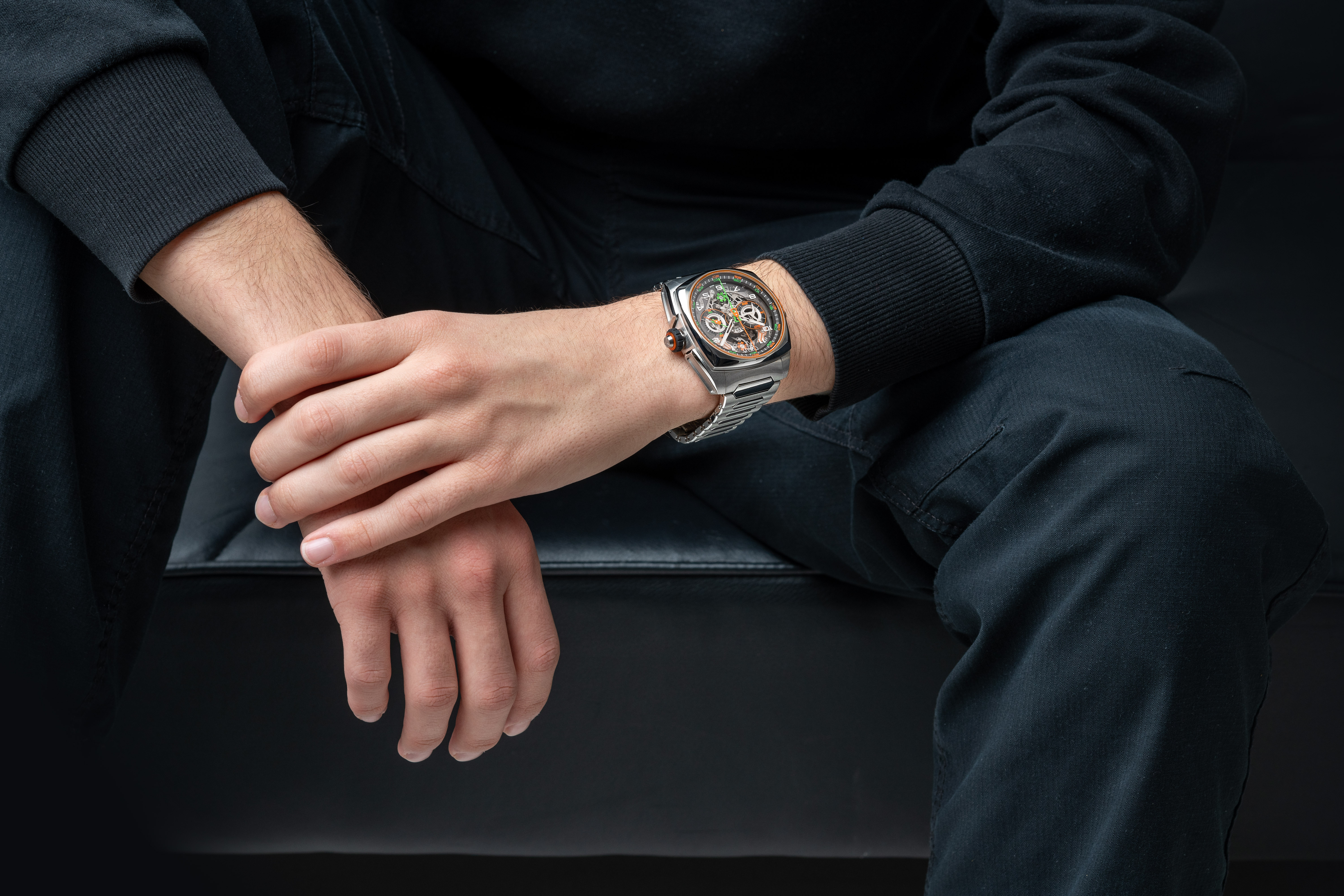 CYRUS_KLEPCYS_DICE_SAFFRON_Titanium_bracelet