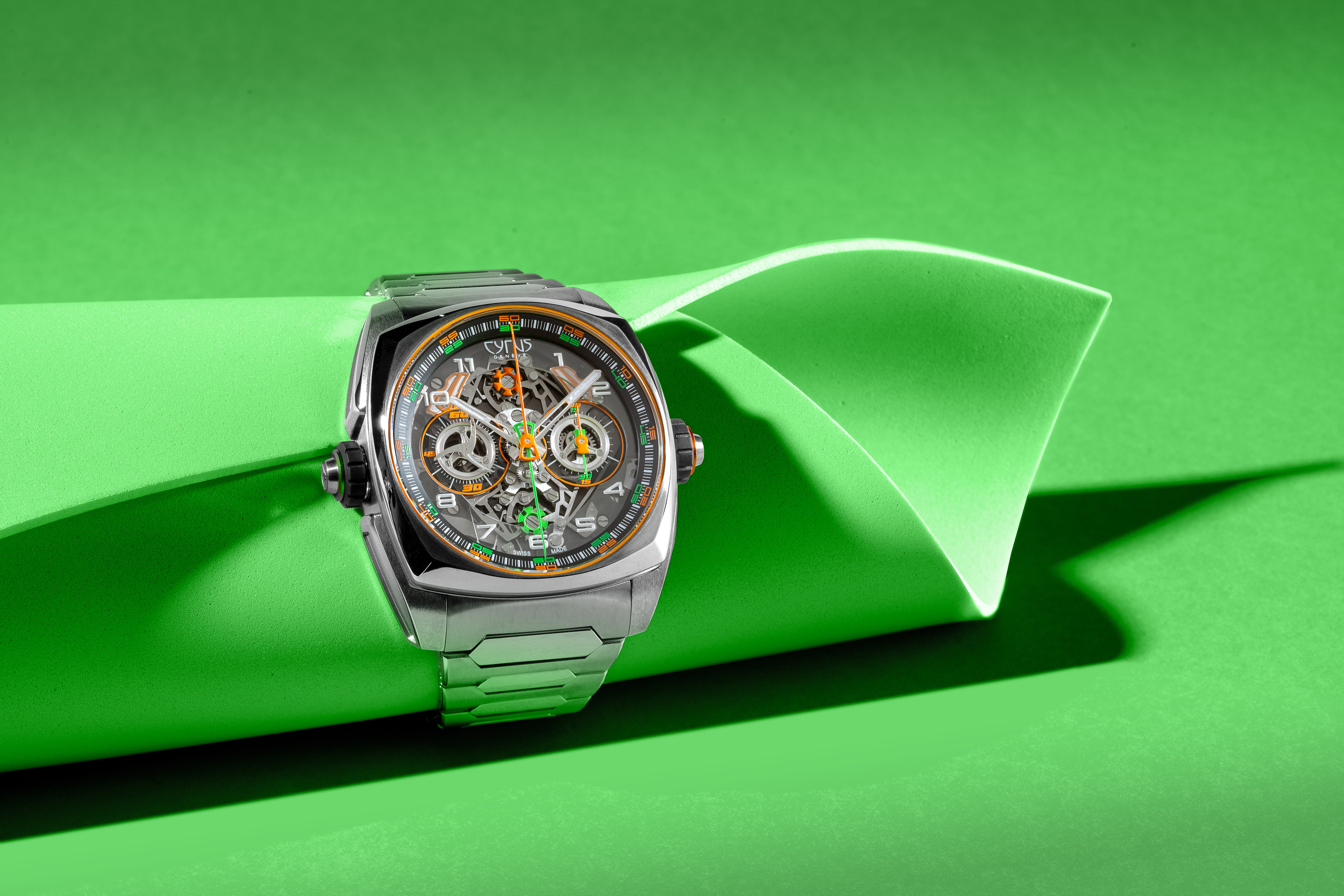 CYRUS_KLEPCYS_DICE_SAFFRON_Titanium_bracelet