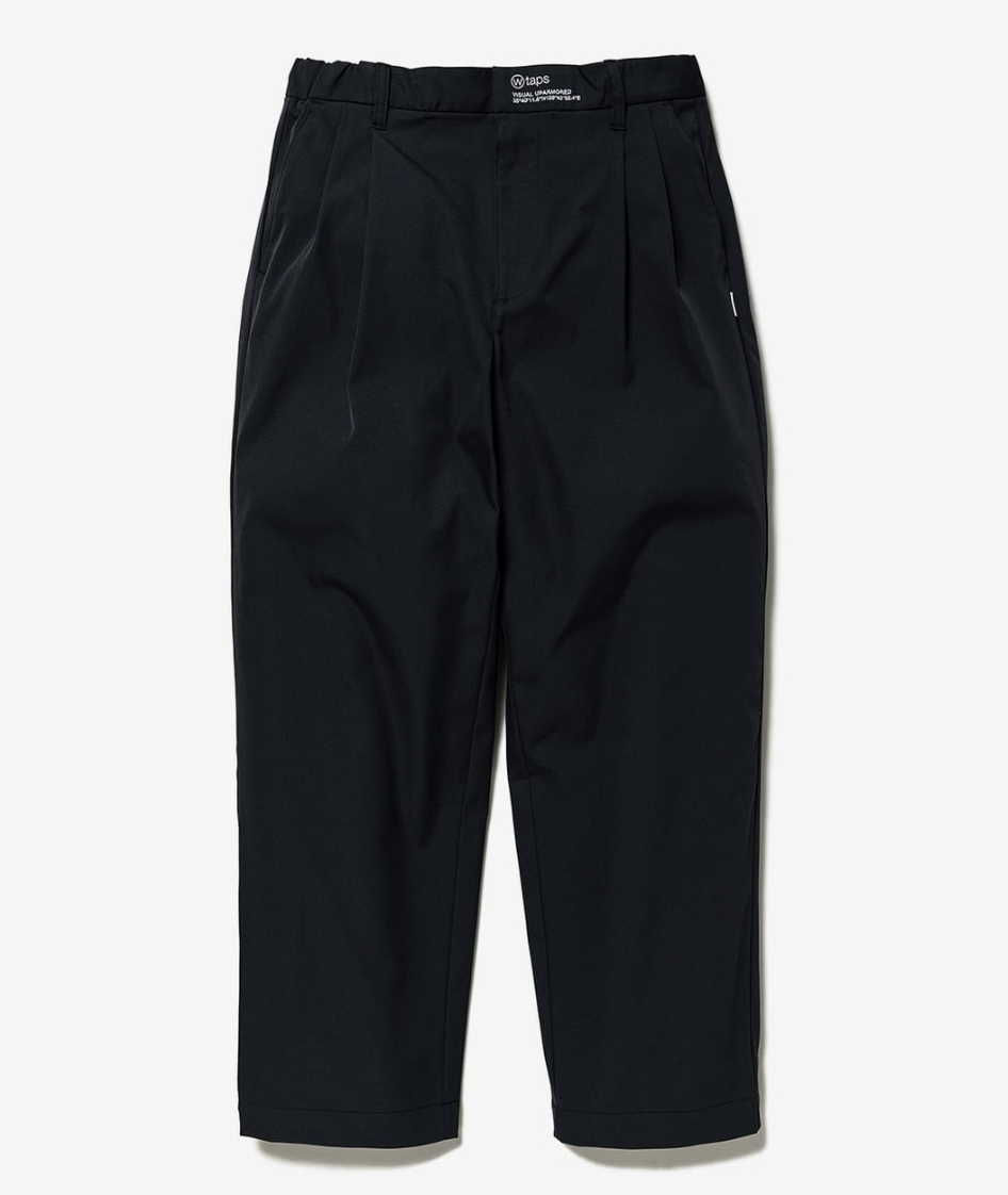 WTAPS TRDT2301 / TROUSERS / POLY. TWILL. DOT | BLACK