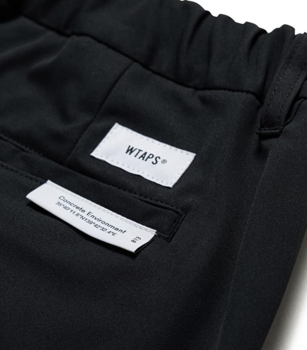 WTAPS TRDT2301 / TROUSERS / POLY. TWILL. DOT | BLACK