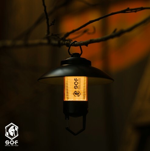 SOF 迷你露營燈ML4 (主燈+圓盤燈罩+防蚊燈罩+電池)