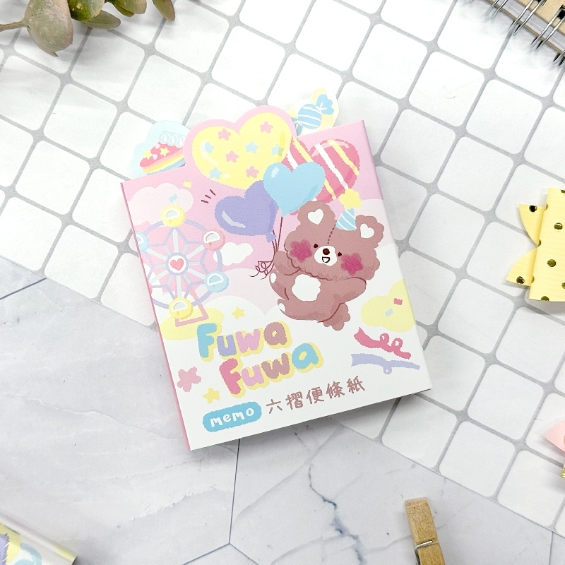 四季紙品 6摺便條冊 FUWA 【M5002-01】