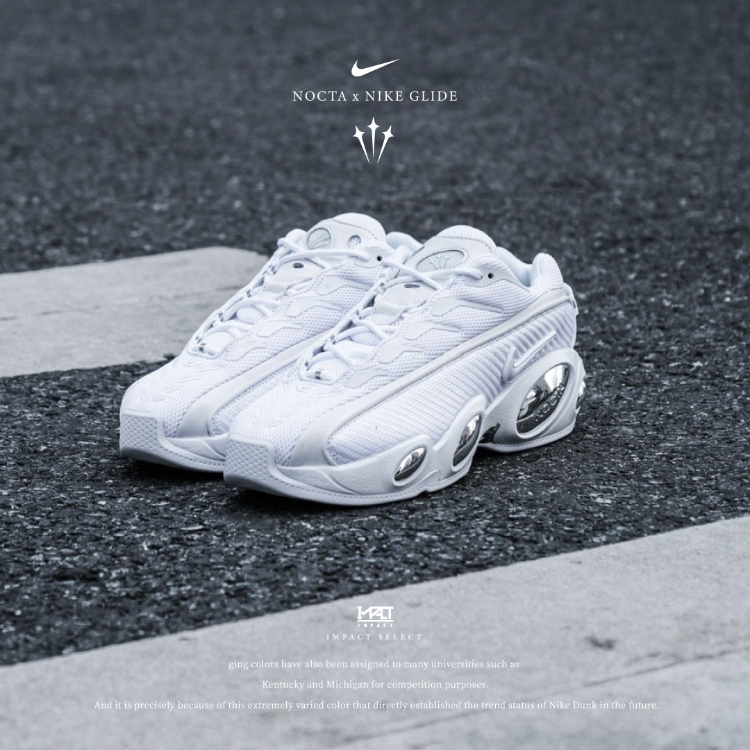 NOCTA x NIKE GLIDE 未來銀白 聯名款 DM0879-100