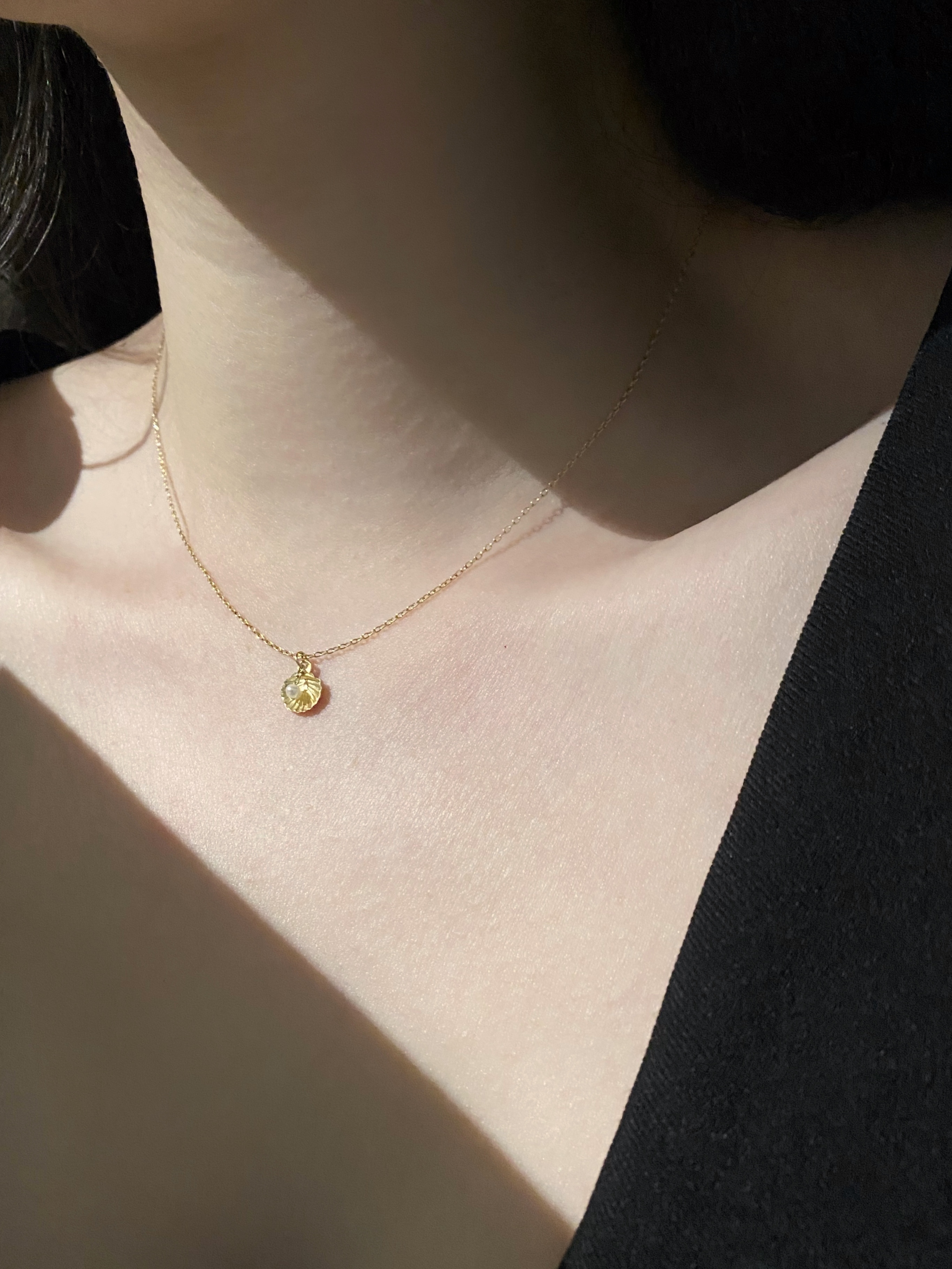 小美人魚貝殼珍珠項鍊