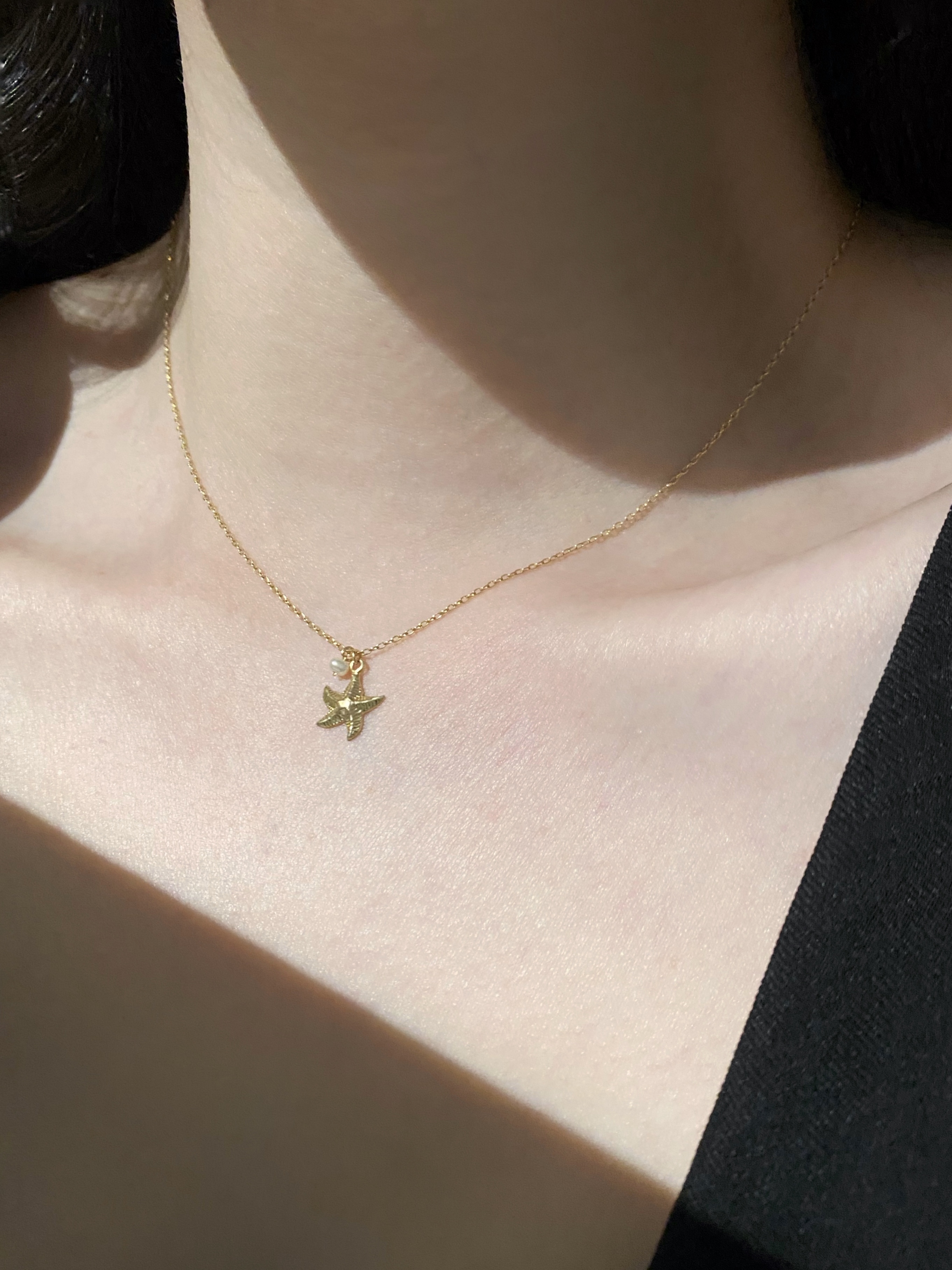 翹翹海星珍珠項鍊