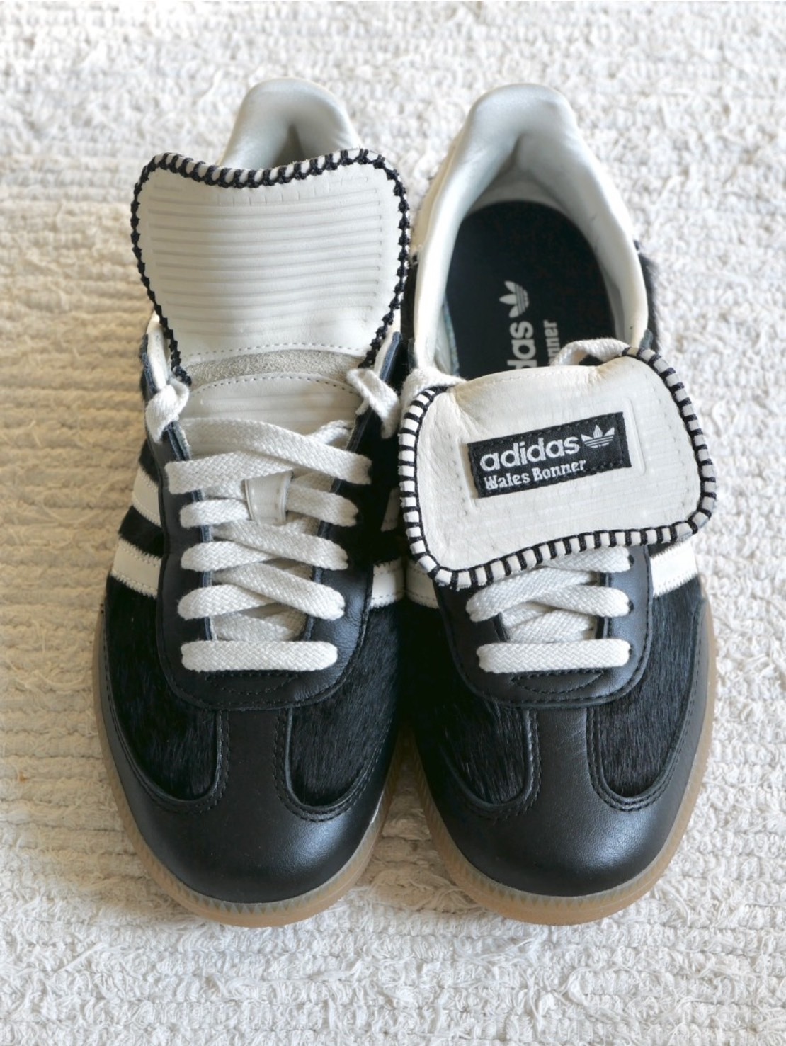 Wales Bonner X ADIDAS ORIGINALS SAMBA 聯名 馬毛 復古 德訓鞋 IE0580