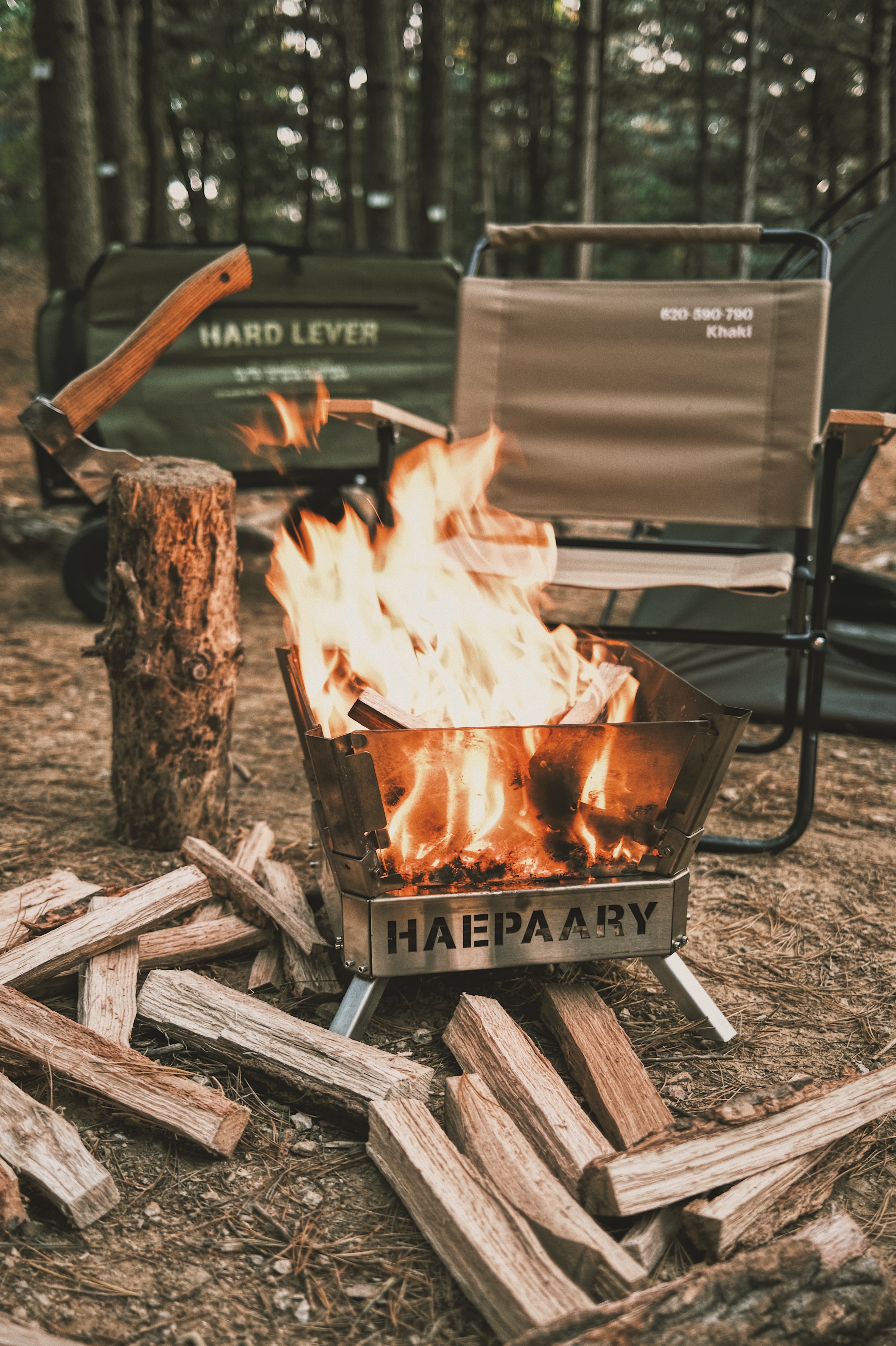 【CAMVIL】透明水母焚火台