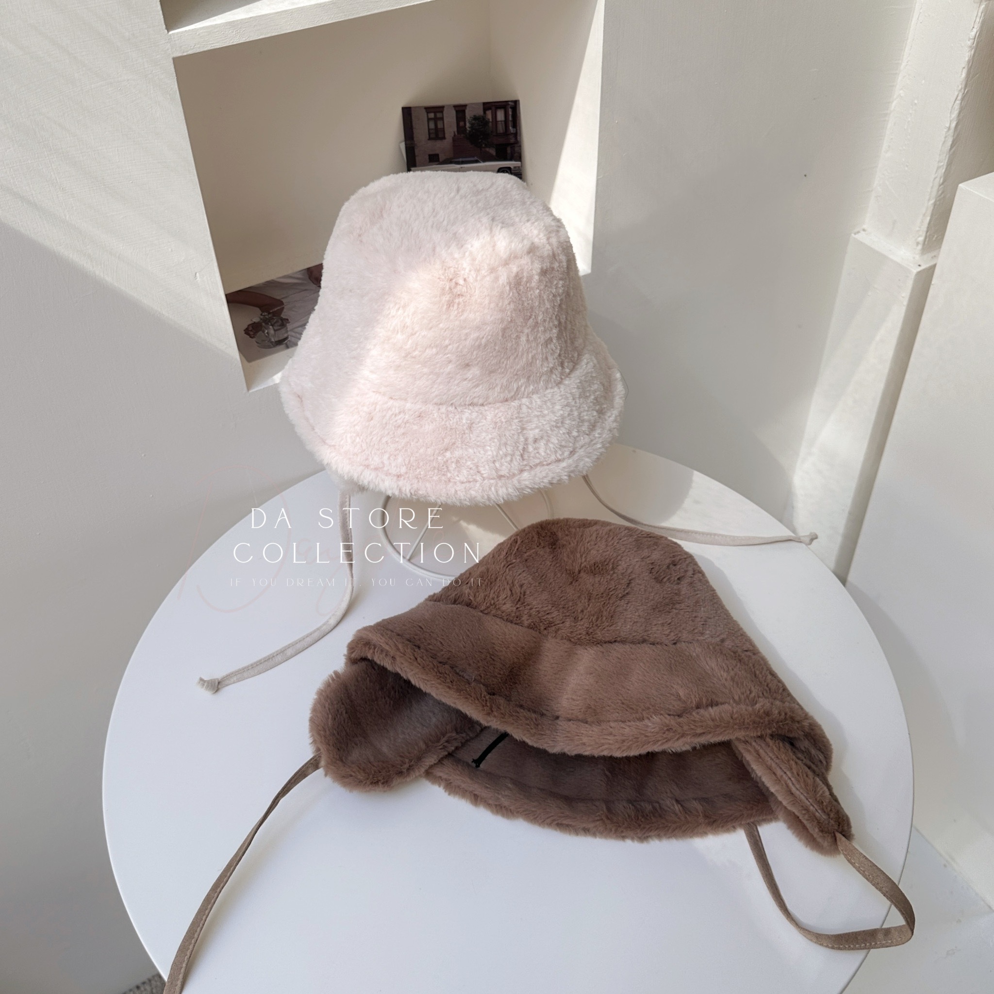 OO毛遮耳漁夫帽/二色/保暖/出國