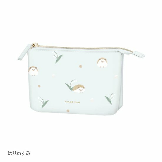 日本刺蝟&鈴蘭圖案收納袋