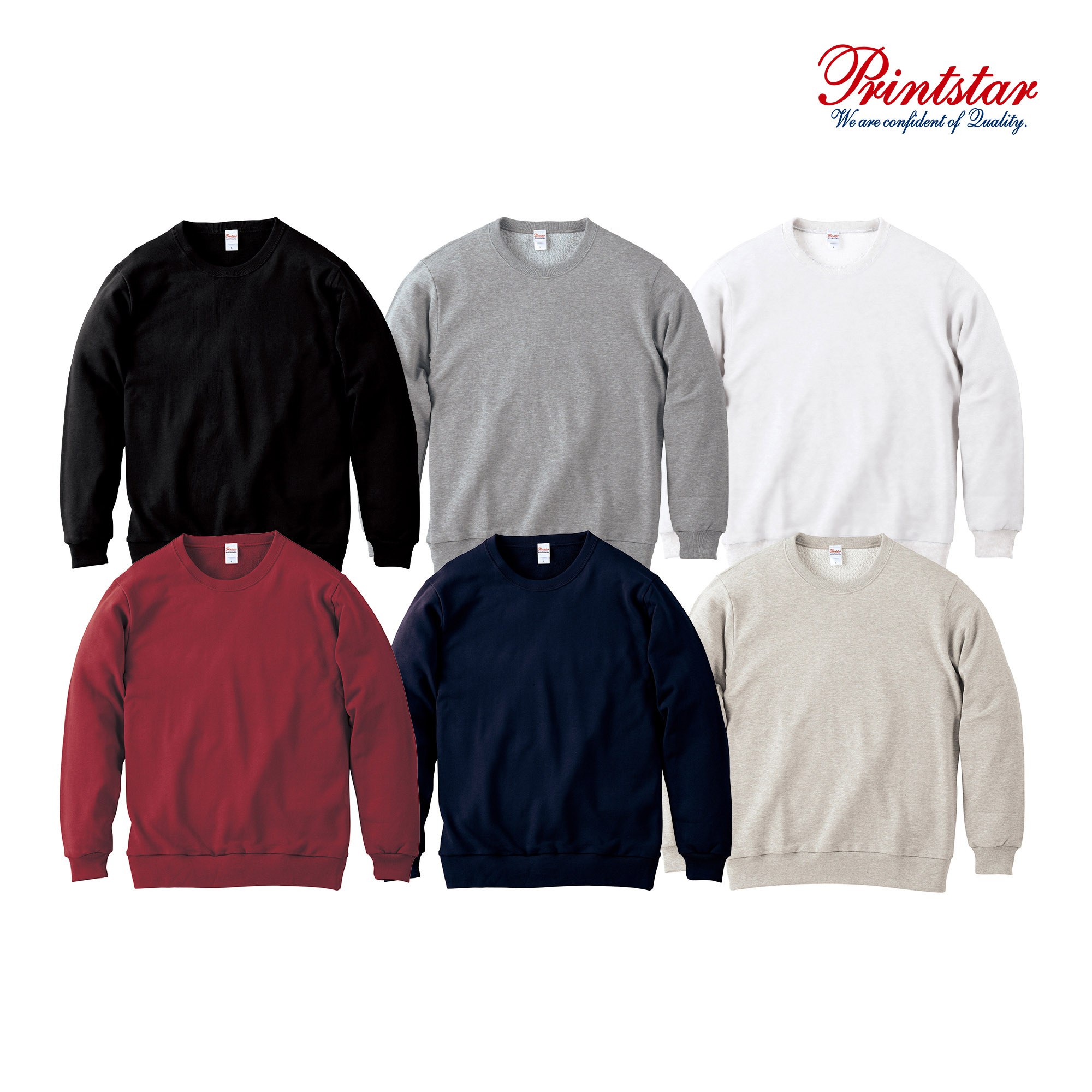 日本 Printstar 8.4oz 219 MLC 全棉圓領大學Ｔ恤