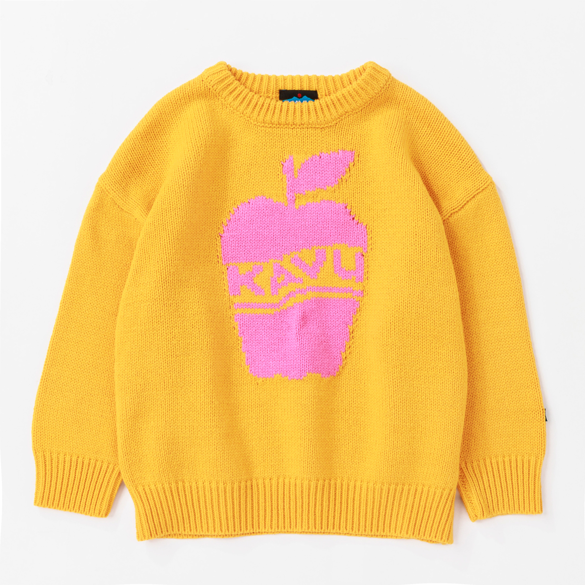 【網店獨家發售】#KAVU #日版 Kid's Apple Knit #Mustard