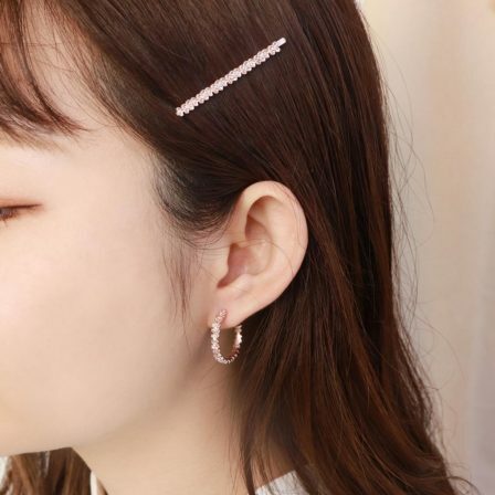 [絕版] Ayatorie 香雪球耳環//髮夾