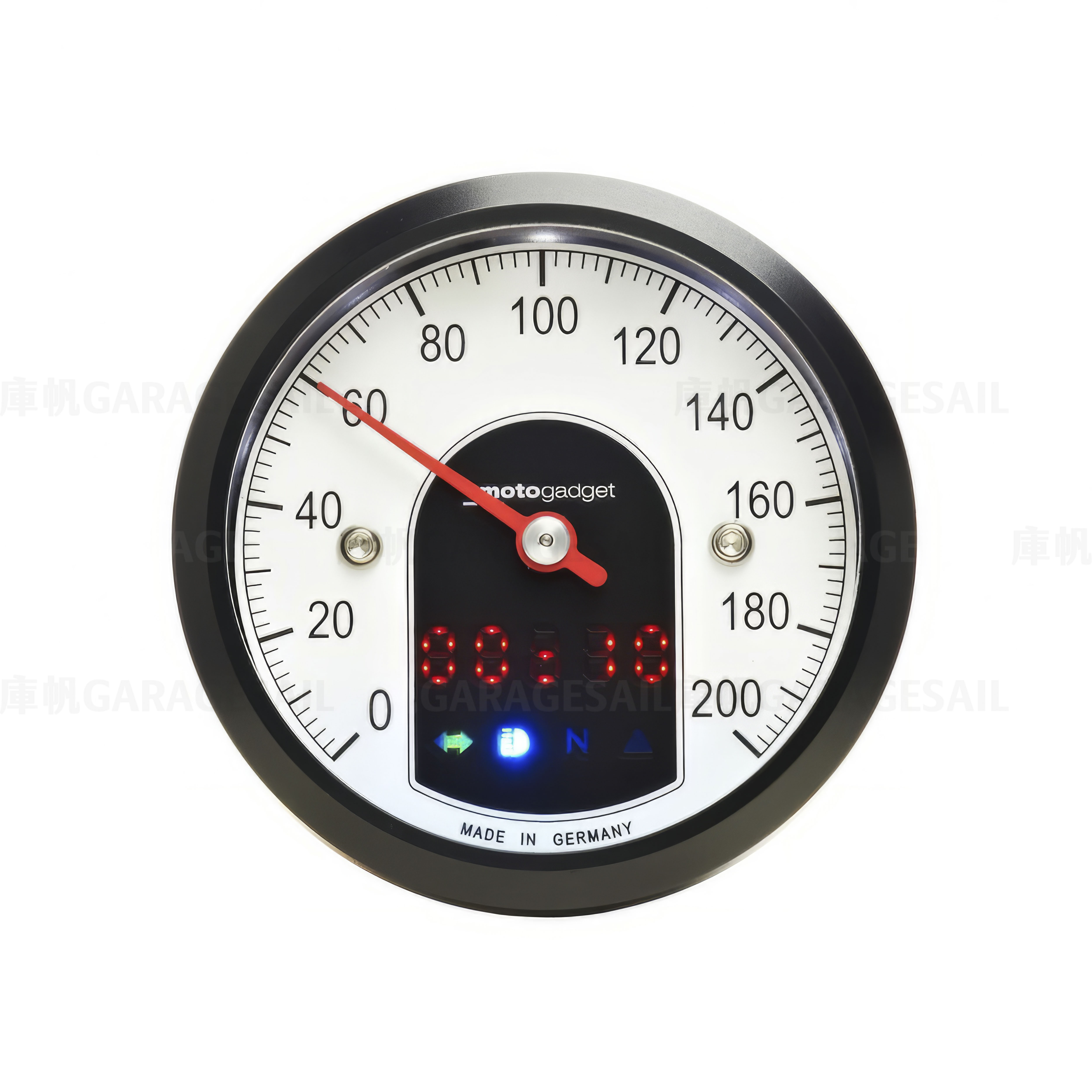 Motogadget 指針 時速表 49mm Tiny 黑