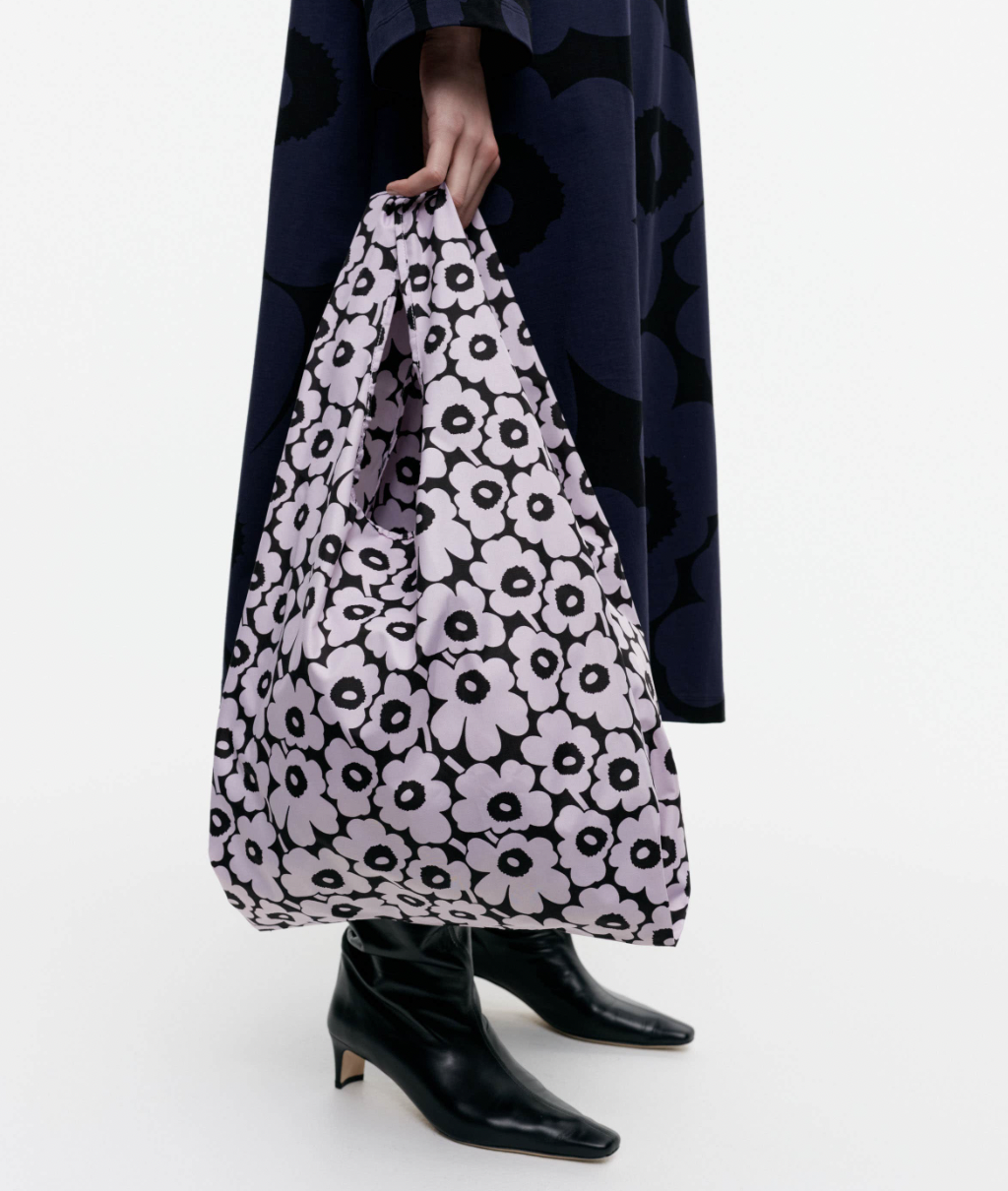 代購現貨 ｜ Marimekko Smartbag 環保袋 | purple super mini unikko