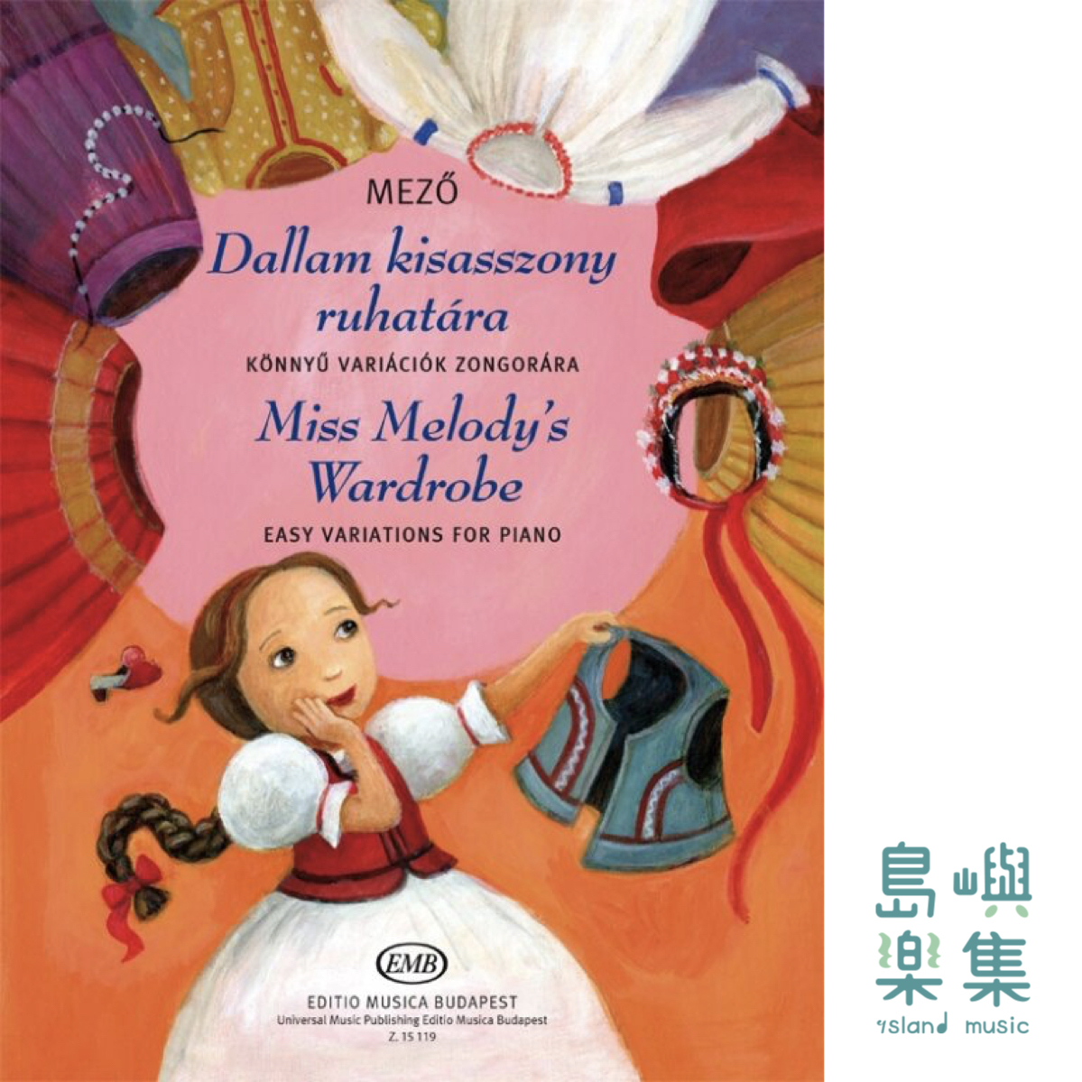 Miss Melody's Wardrobe Easy variations for piano