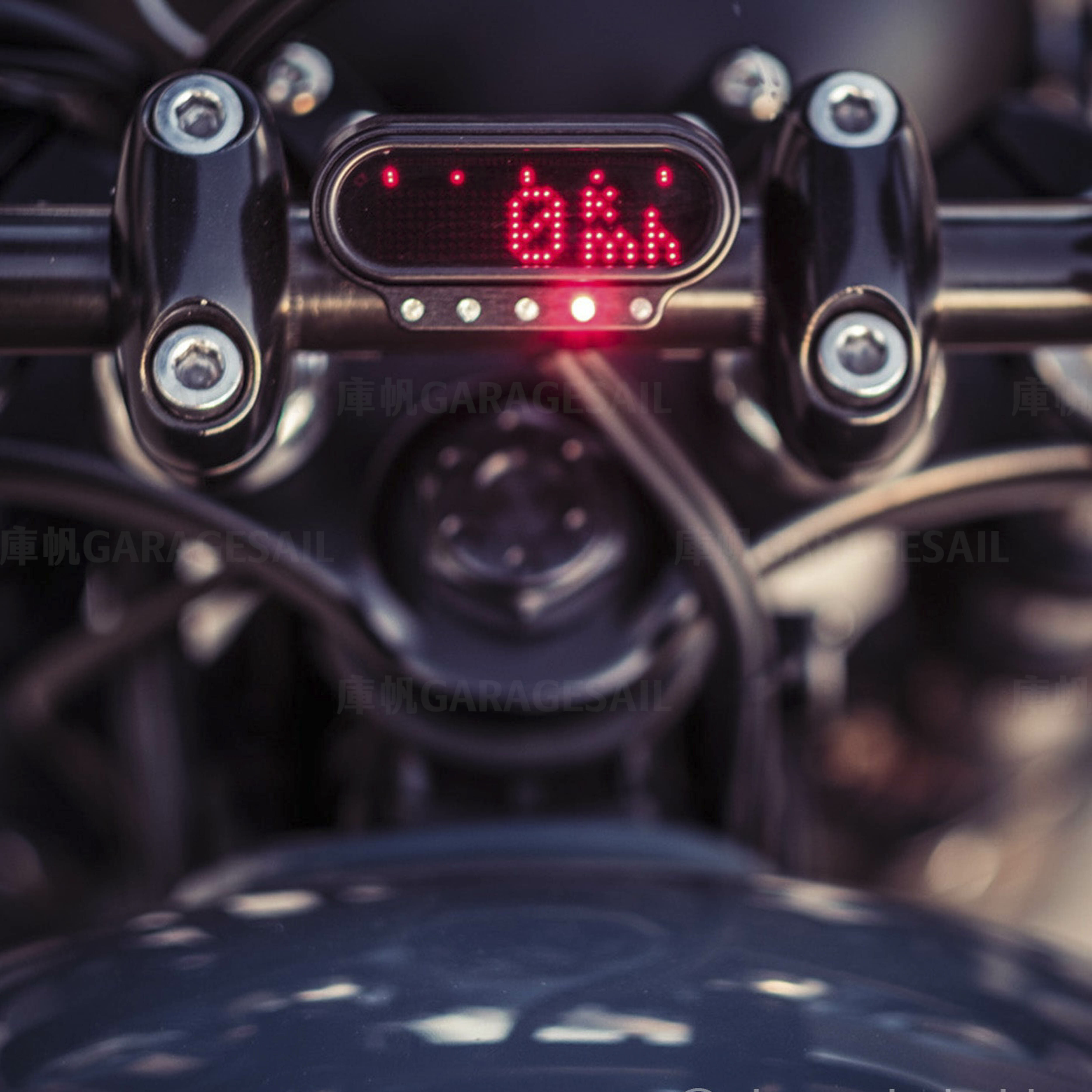 Motogadget 數位 時速表 Mini - 黑