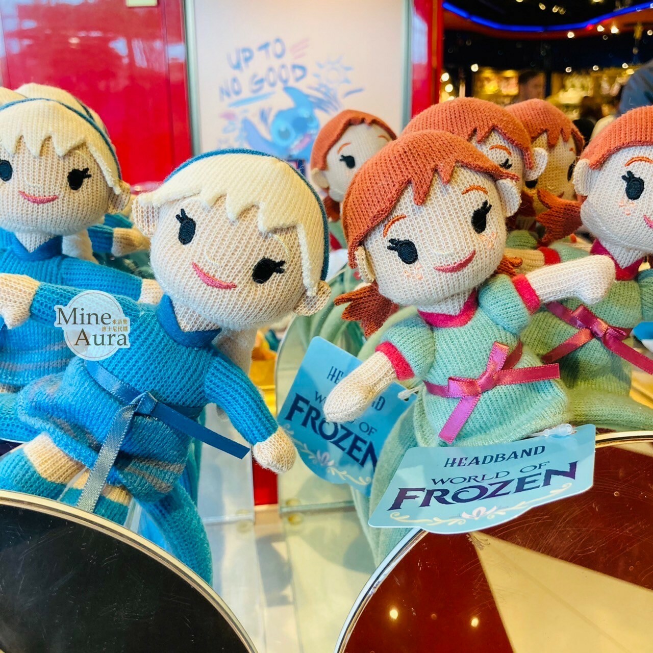 World of Frozen 限定 艾莎 Elsa 安娜Anna 針織毛線 造型 髮圈 髮箍 冰雪奇緣 Frozen -香港迪士尼樂園