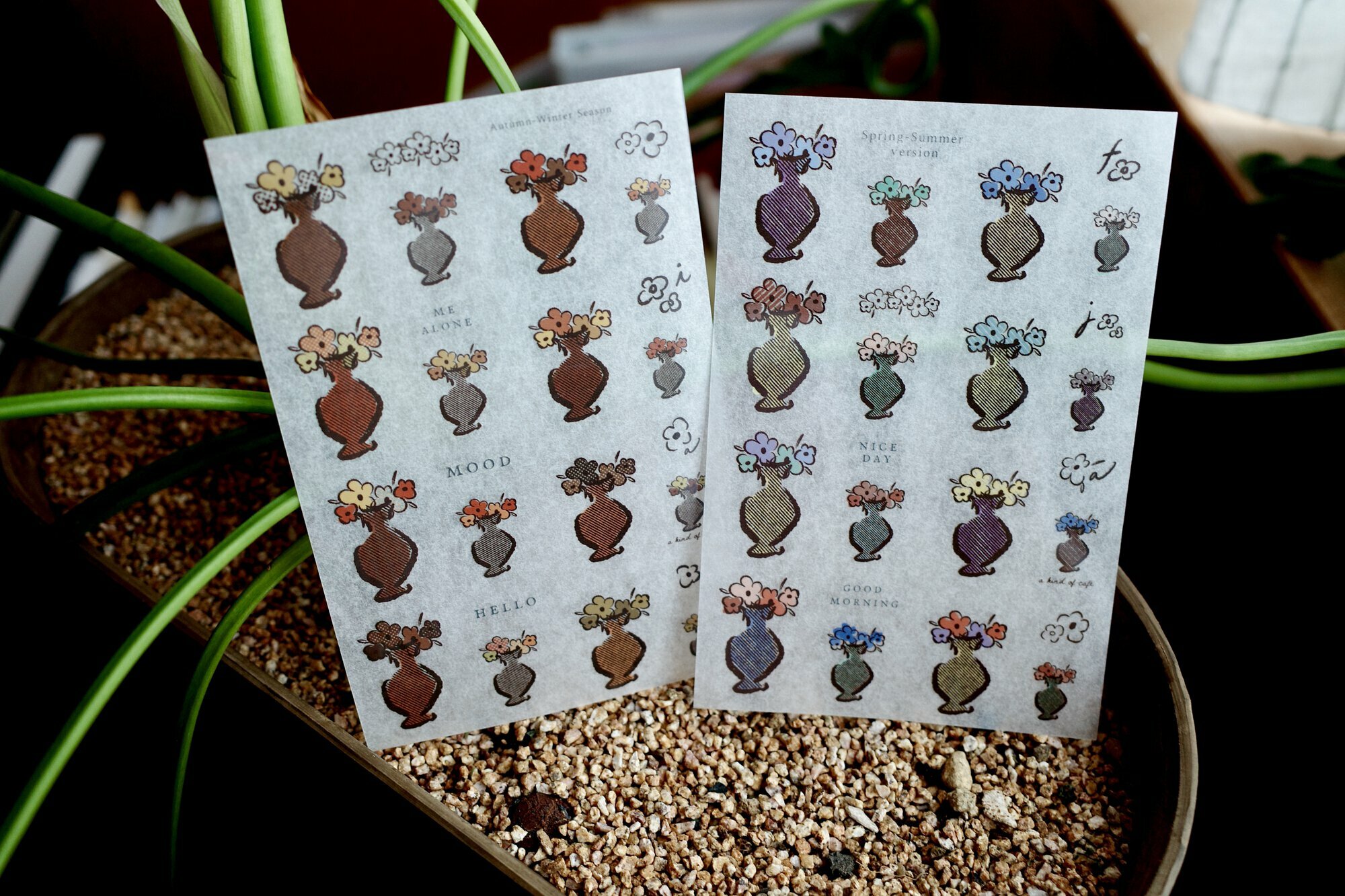 盛裝的美好 2入轉印貼紙組｜什物 A KIND OF CAFE