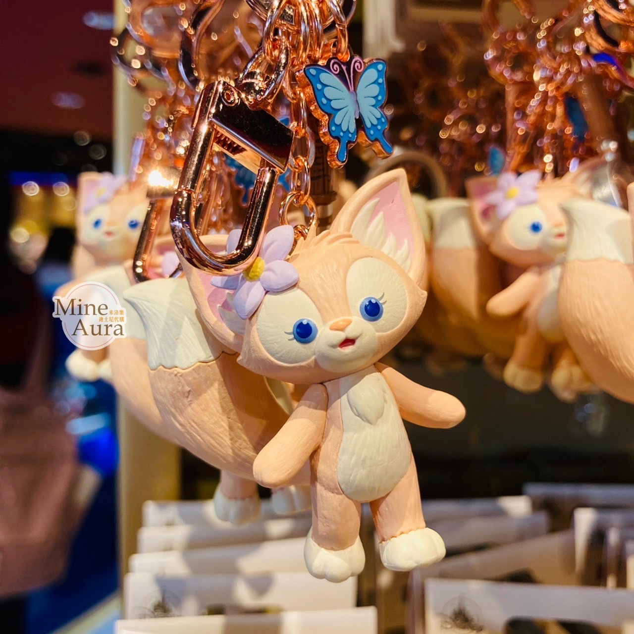 玲娜貝兒 Lina bell 立體公仔 放大鏡造型 鑰匙圈 吊飾 -香港迪士尼樂園