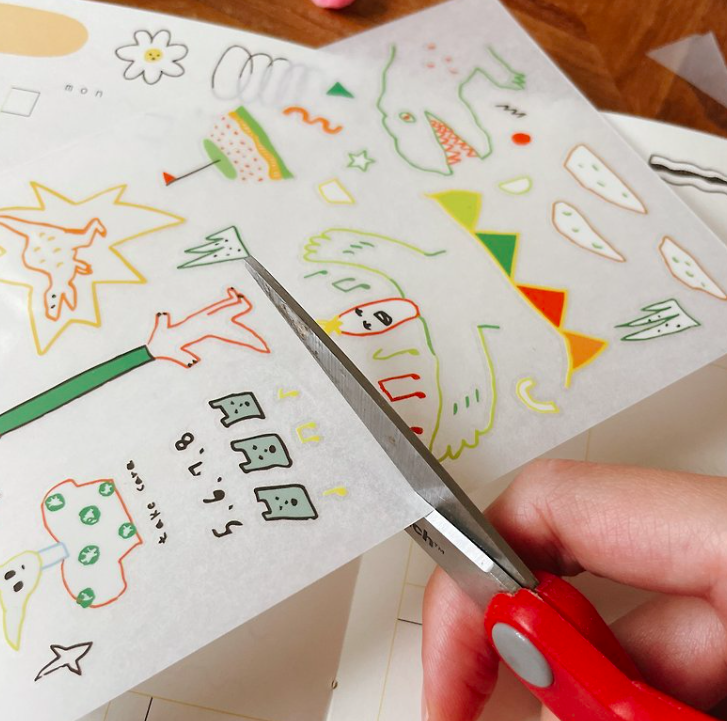 森林音樂會 轉印貼紙 感壓貼紙｜馬卡龍腳趾