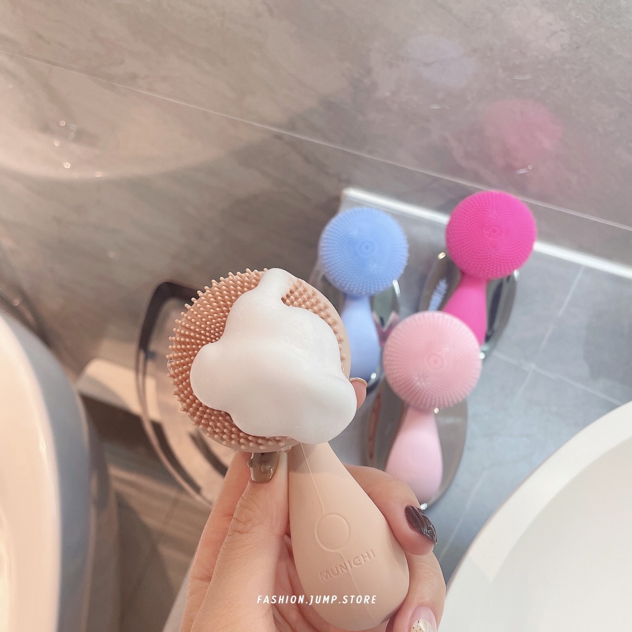 （現貨）小編激推！！SANSUI 山水｜親膚磁珠潔面儀 洗臉機