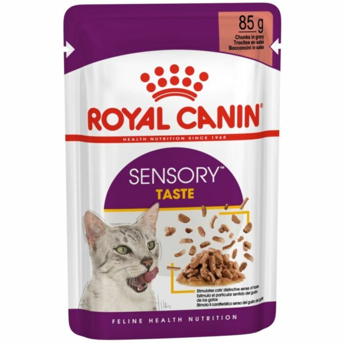 Royal Canin - 貓濕糧 - 貓感系列 - 鮮味營養主食濕糧 (肉汁) 85G (12包)