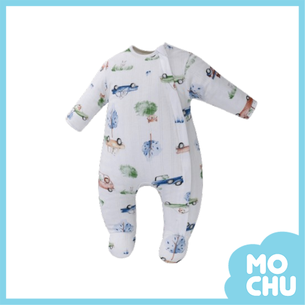 汽車總動員拉鍊包腳連身衣