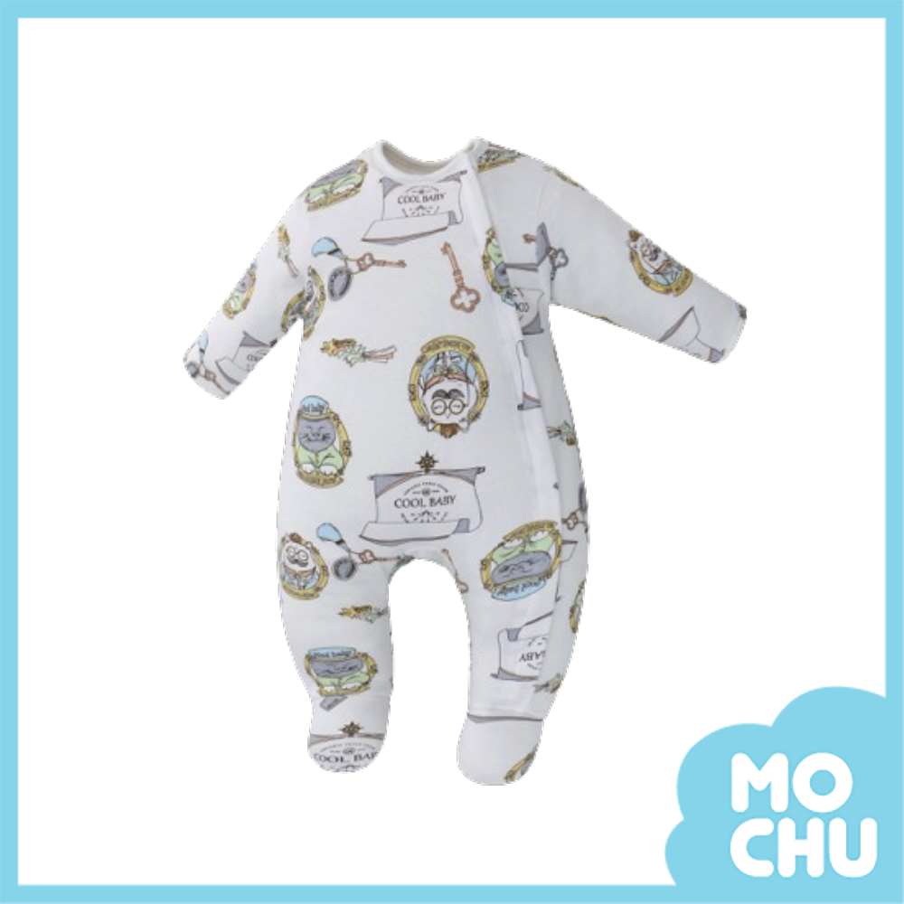 兩隻貓咪拉鍊包腳連身衣