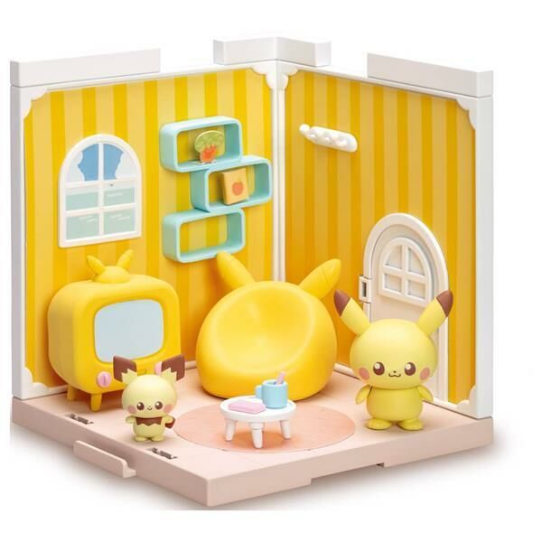 《 Pokémon 》 寶可夢 Pokepeace 娃娃屋-客廳(皮卡丘+皮丘)