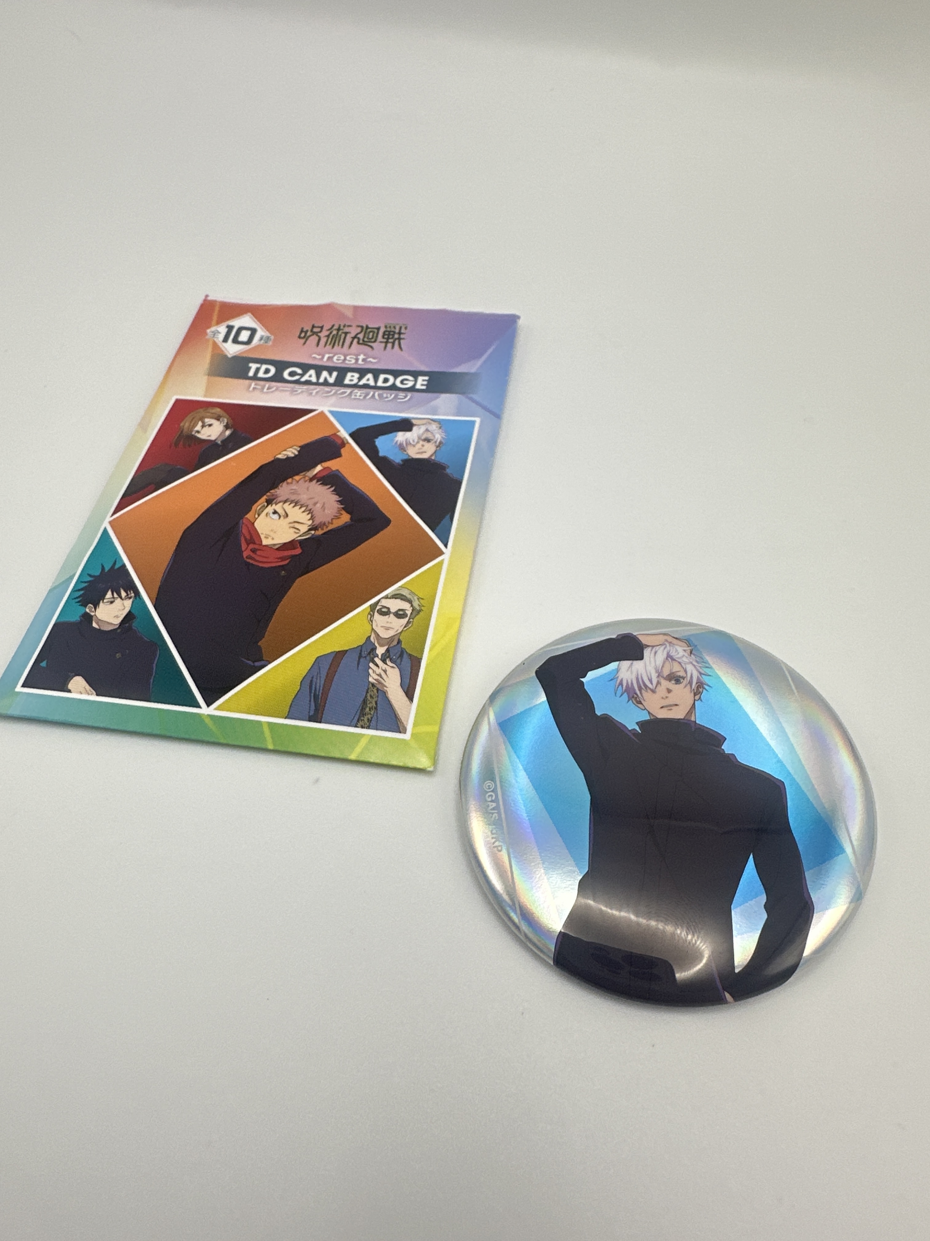 咒術迴戰 五條悟 彩虹光襟章