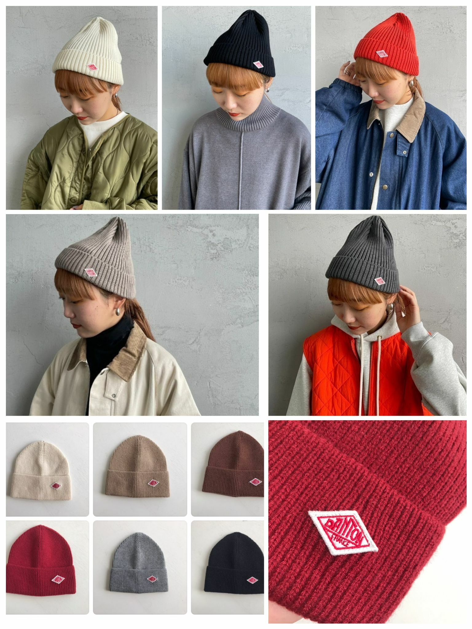 ✨Dan*ton刺繡毛線帽23A14134-2301170