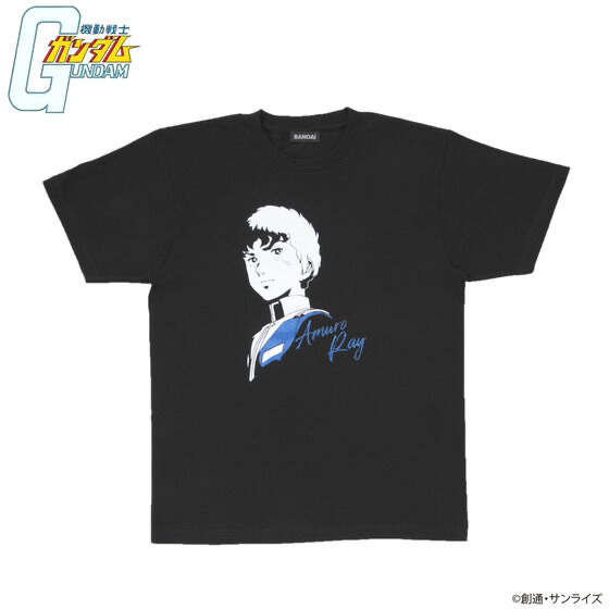 Pbandai 預訂2024/2月 機動戦士ガンダム ラメプリントシリーズ Tシャツ アムロ・レイ