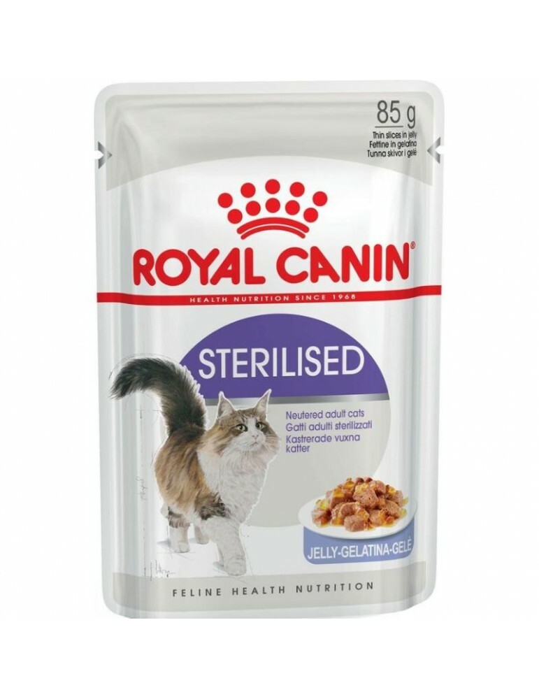 Royal Canin -貓濕糧 - 絕育成貓營養主食濕糧 (啫喱) 85G (12包)嘗味期 6/2026