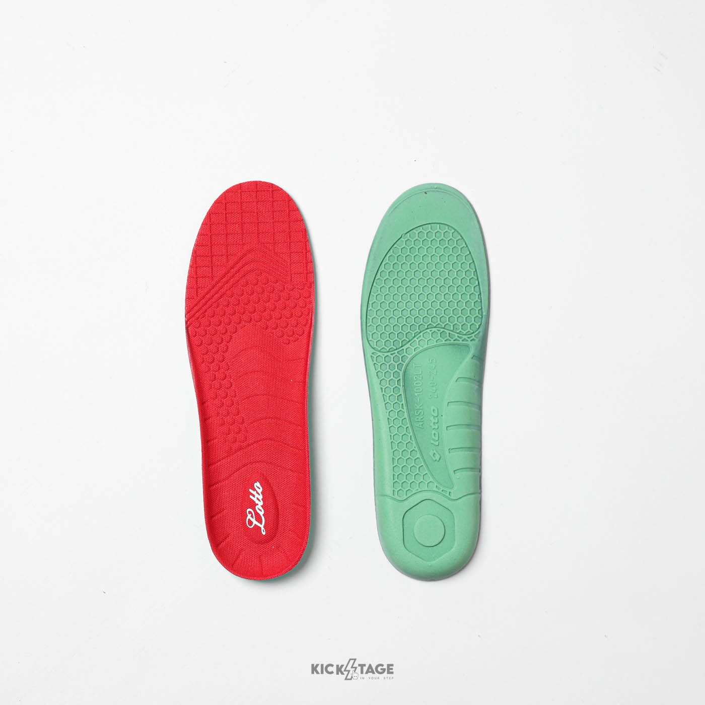 LOTTO INSOLE 樂得 紅色 吸汗 抗菌 防臭 女專業舒壓避震鞋墊【LT1CWI01122】