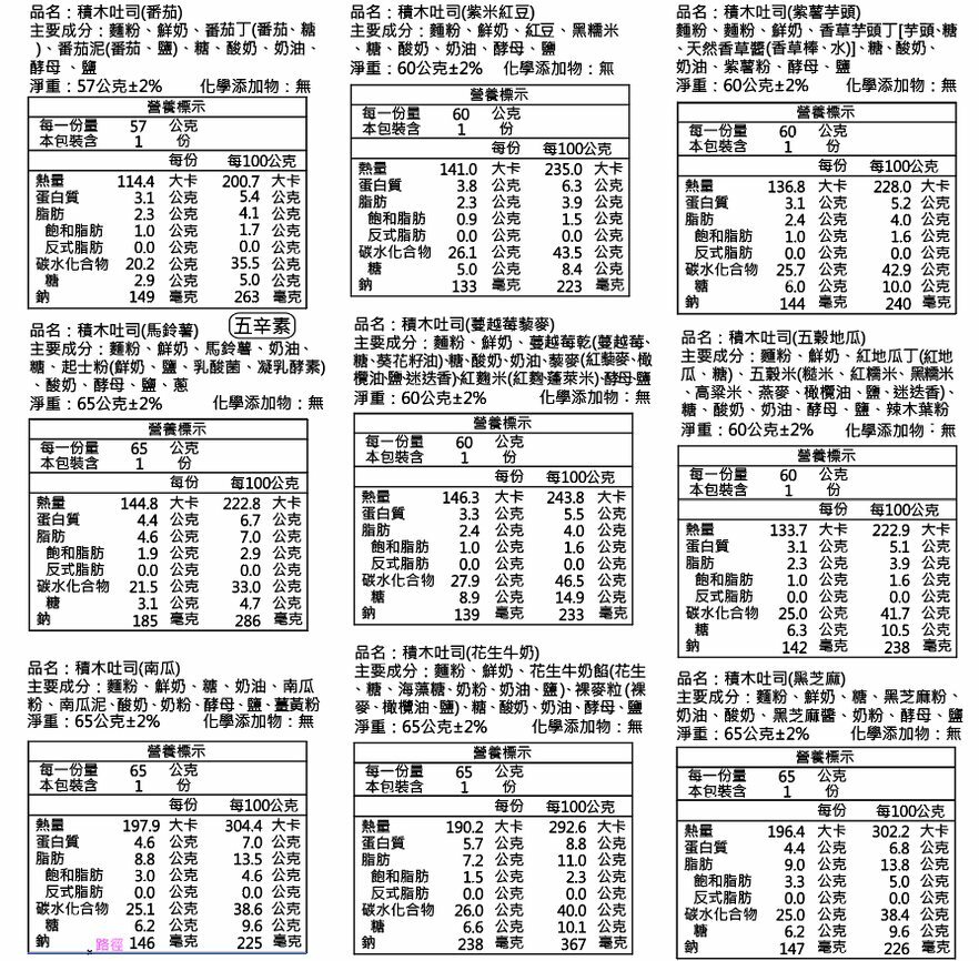 積木吐司 - 起司馬鈴薯1包（9入）