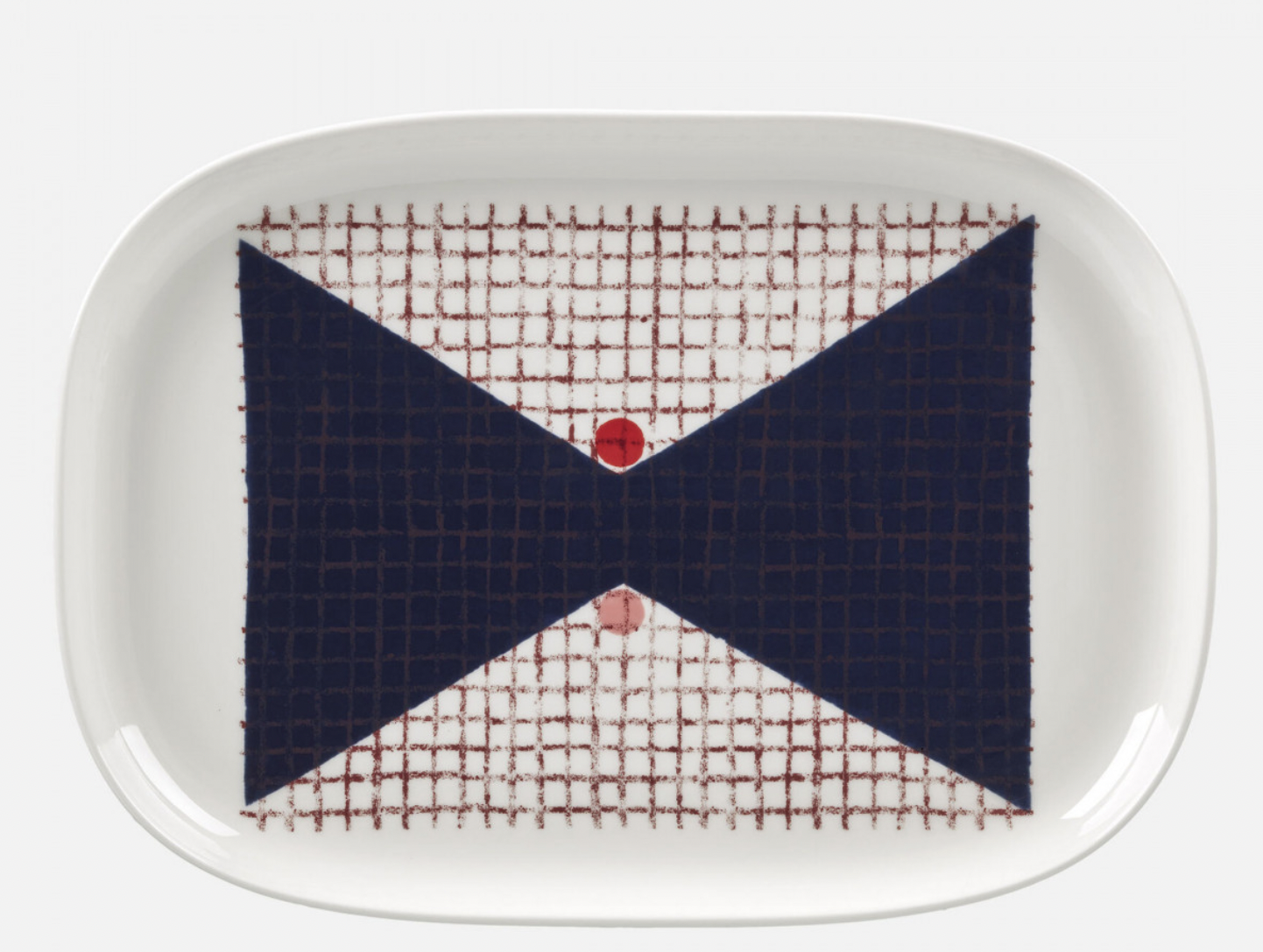 Tweed patten 超級大碟 |  TOMINA 150 SERVING DISH  | Size 25.5 X 36 cm