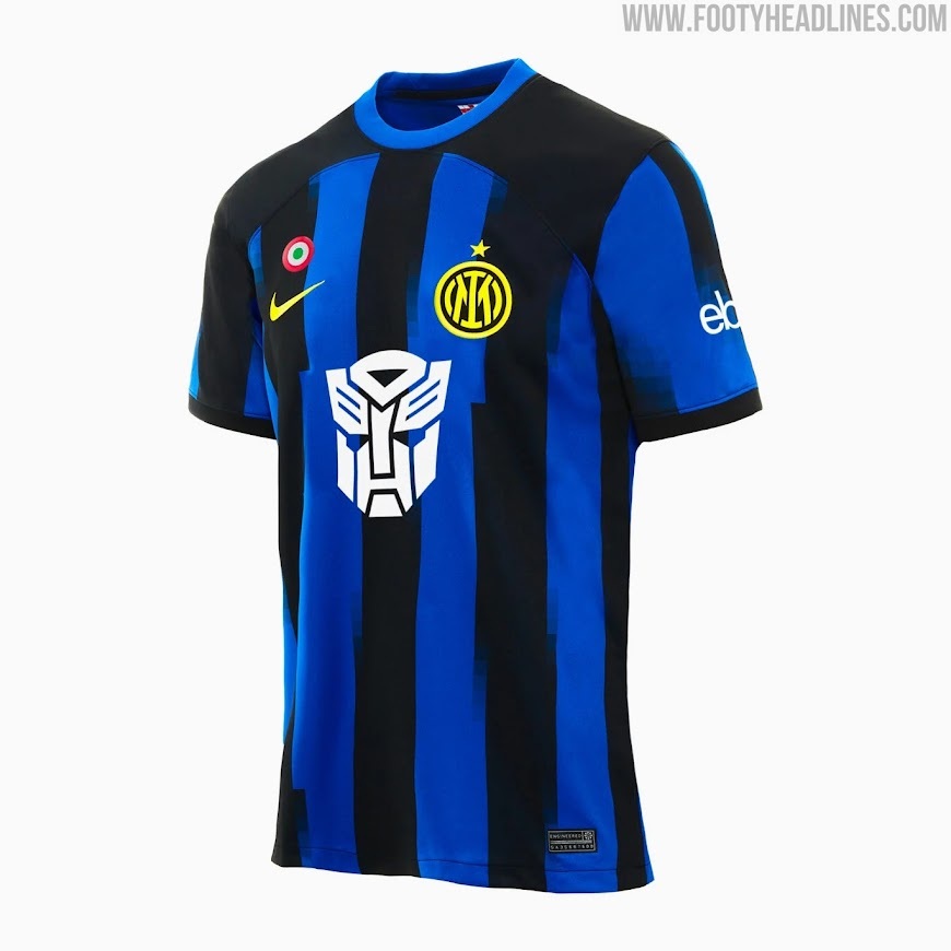 2023 Inter Milan Home Match Shirt with Transformer Sponsor