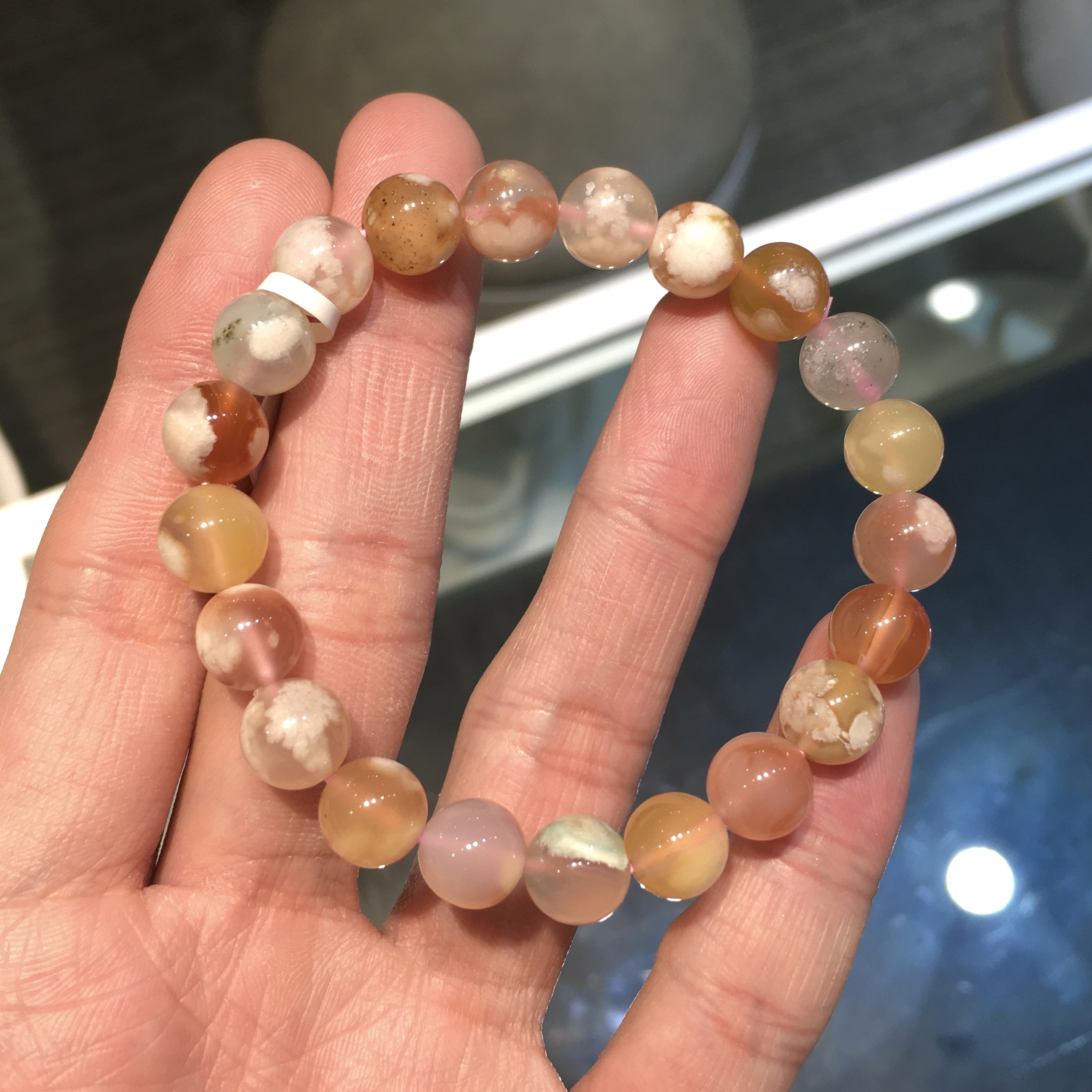 櫻花瑪瑙手串 65273 9mm