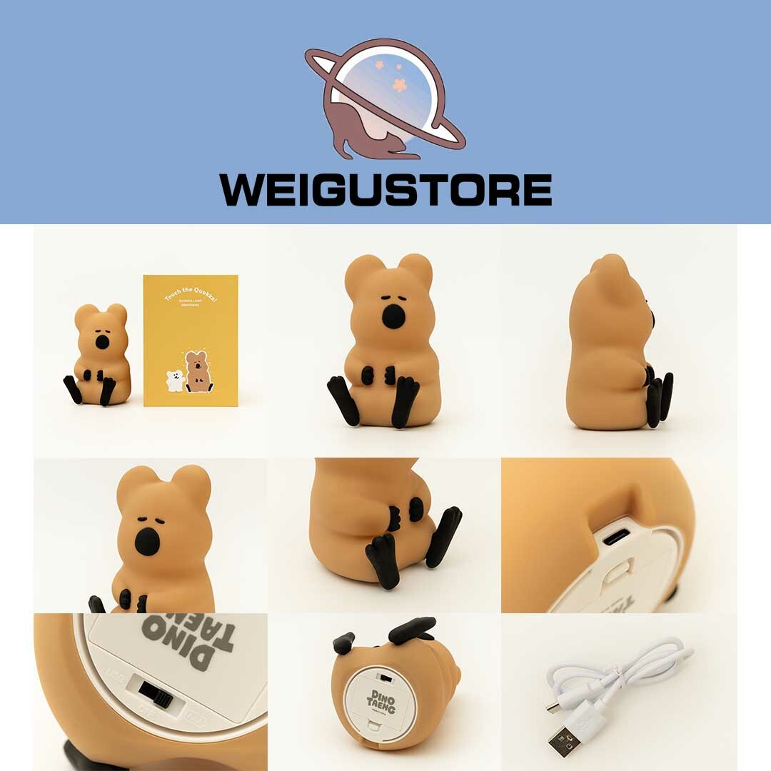 Dinotaeng 現貨秒發Touch the Quokka 拍拍小夜燈