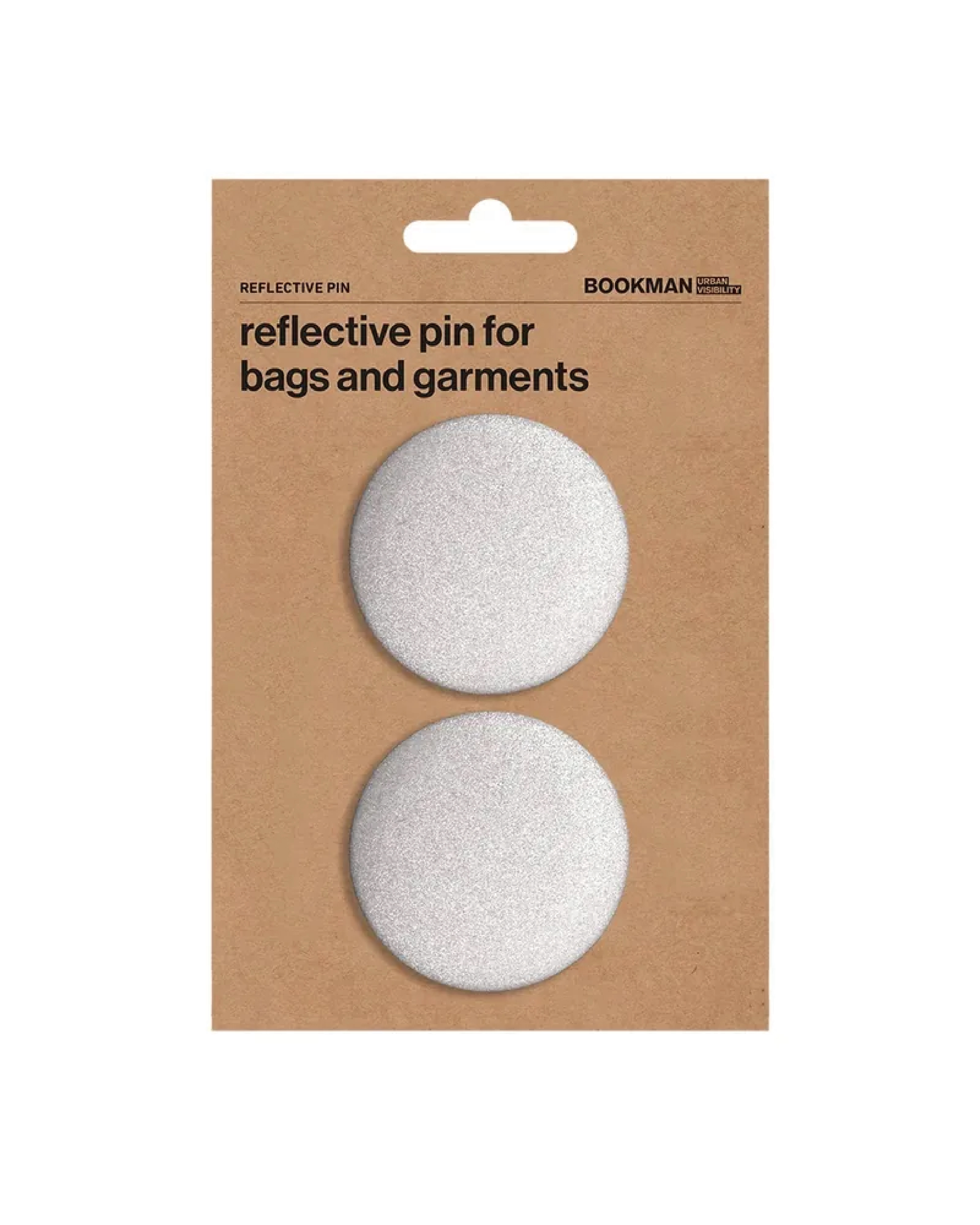 【BOOKMAN】Reflective Pin 反光別針 Silver/銀色