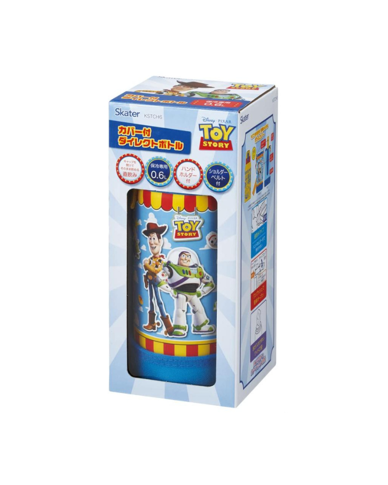Skater Toy Story不銹鋼水壺連收納袋 600ml
