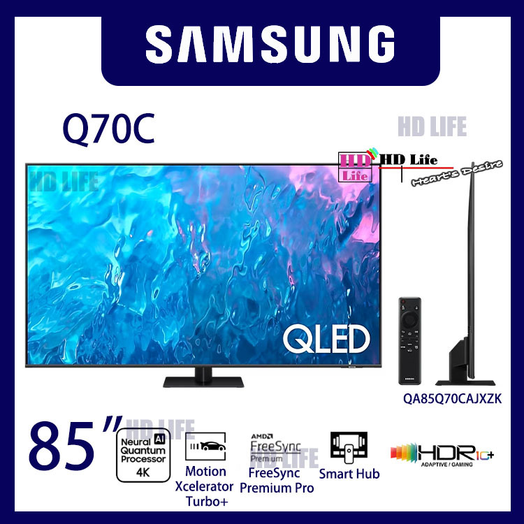 SAMSUNG QA85Q70CAJXZK Samsung 85" 4K QLED TV Q70C