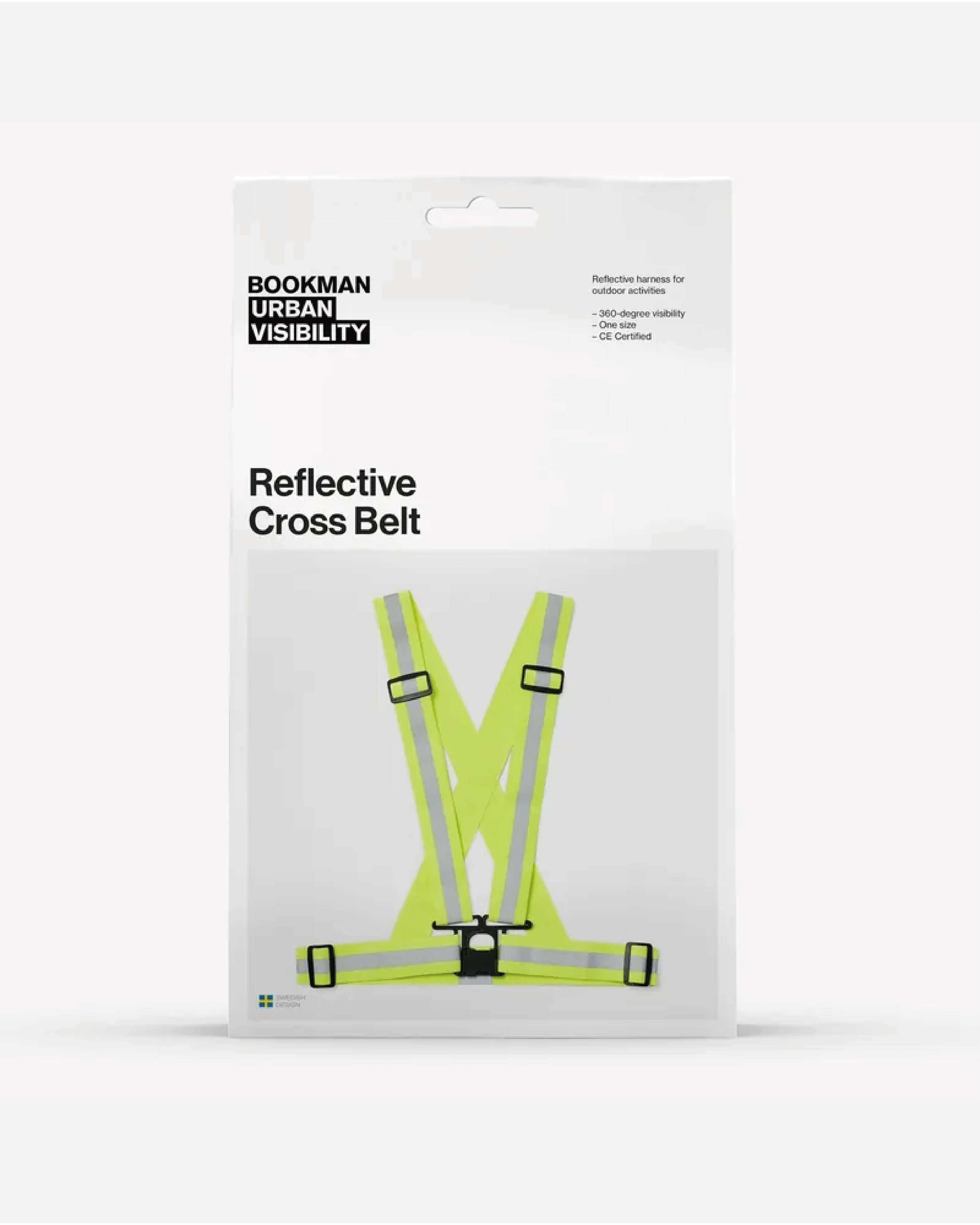 【BOOKMAN】Reflective Cross Belt 反光背帶 Yellow/螢光黃