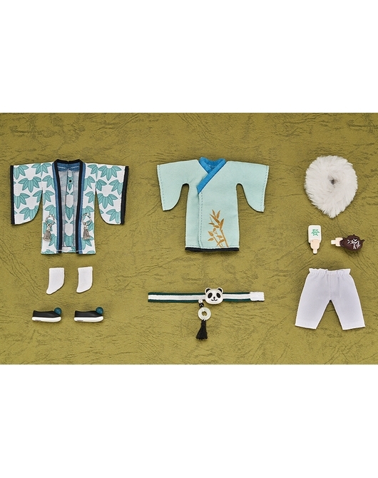 黏土娃 中華風 服裝套組 熊貓麻將：月桂葉 Nendoroid Doll Outfit Set: Chinese-Style Panda Mahjong - Laurier