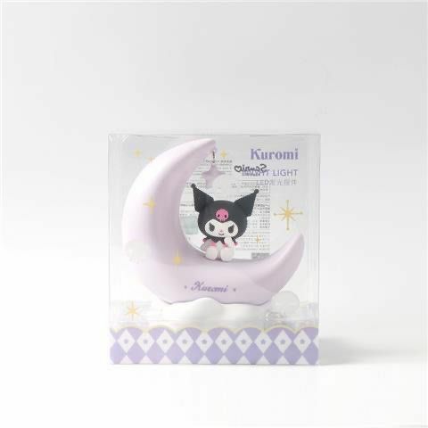 Sanrio LED月芽甜夢 發光擺件小夜燈 - Kuromi